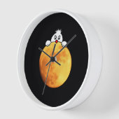 Cute man in the moon uhr (Winkel)