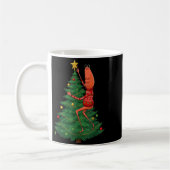 Cute Marcus The Worm Merry Christmas Santa Marcus  Kaffeetasse (Links)