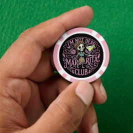 Cute Margarita  Skelton Pokerchips
