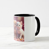 "Cute Marshmallow Kittens" Tasse (VorderseiteRechts)