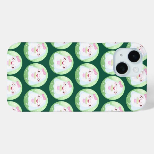 Cute Matcha Latte Ghost Case-Mate iPhone Hülle (Rückseite (Horizontal))