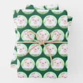 Cute Matcha Latte Ghost Geschenkpapier Set (Beispiel)