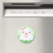 Cute Matcha Latte Ghost Magnet (In Situ (Geschirrspüler))
