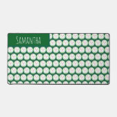 Cute Matcha Latte Ghost Schreibtischunterlage (Vorderseite)