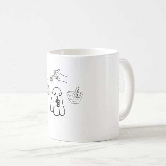 Cute Matcha Mug Kaffeetasse (VorderseiteRechts)