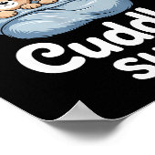 Cute Matching Bear This Is My Cuddle  Poster (Ecke)