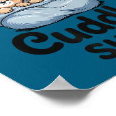 Cute Matching Bear This Is My Cuddle  Poster (Ecke)