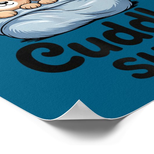 Cute Matching Bear This Is My Cuddle  Poster (Ecke)