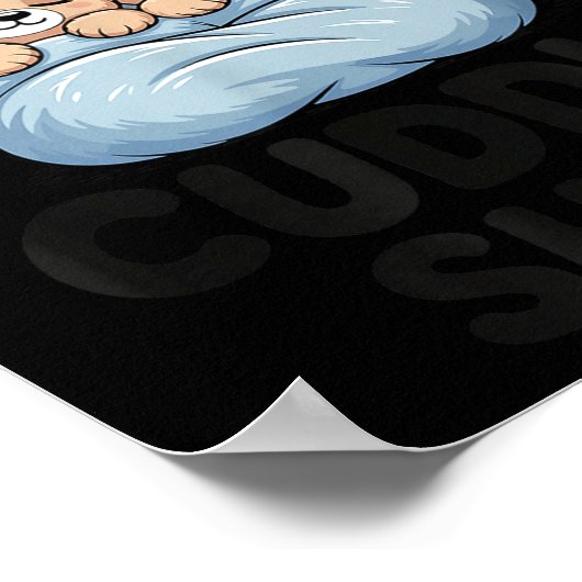 Cute Matching Bear This Is My Cuddle  Poster (Ecke)