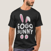 Cute Matching Family Easter Day Gogo Bunny T-Shirt (Vorderseite)
