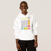 Cute Maths Calculator Hoodie for Kids School (Vorne ganz)