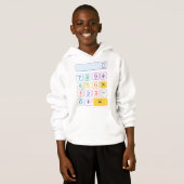Cute Maths Calculator Hoodie for Kids School (Vorne ganz)