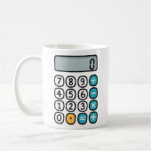 Cute Maths Calculator Mug for Kids and Teachers Kaffeetasse (Links)