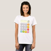 Cute Maths Calculator T Shirt for Kids (Vorne ganz)