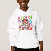 Cute Maths Numbers Hoodie for Kids School (Vorderseite)