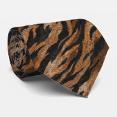 Cute Men Gifts Tiger Print Krawatte (Gerollt)