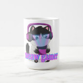 Cute Meow Gamer Cat - Kawaii Gaming Kitten Kaffeetasse (Mittel)