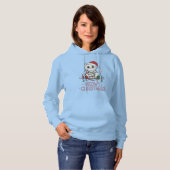 Cute Meowy Christmas Cat Hoodie (Vorne ganz)
