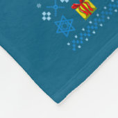 Cute Meowy Christmas Cat – Kawaii Holiday Kitty Te Fleecedecke (Ecke)