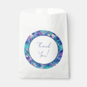 Cute Mermaid Little Girls Birthday Party Thank You Geschenktütchen (Vorderseite)