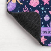 Cute Mermaid Pattern Mousepad (Ecke)