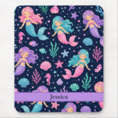 Cute Mermaid Pattern Mousepad (Vorne)