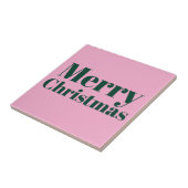 Cute Merry Christmas Ceramic Tile. Fliese (Seite)