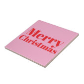 Cute Merry Christmas Ceramic Tile. Fliese (Seite)