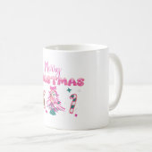 Cute Merry Christmas Gingerbread and Candy Design Kaffeetasse (VorderseiteRechts)