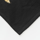 Cute Merry Christmas Golden Retriever Dog Christma Fleecedecke (Ecke)