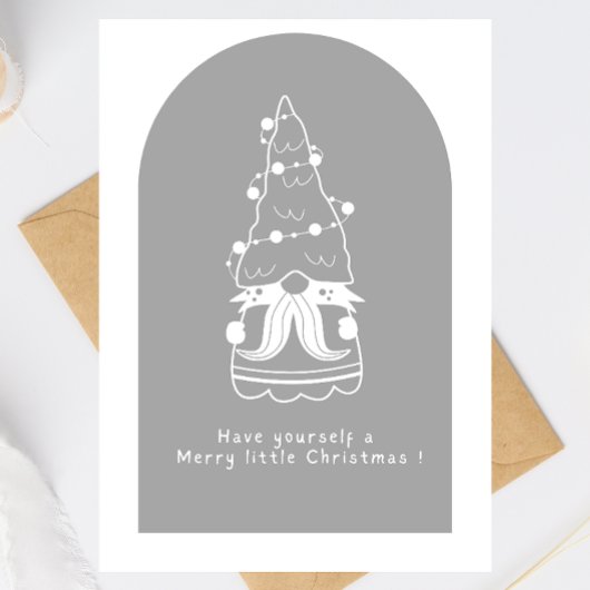 Cute Merry Christmas Greeting Card Karte