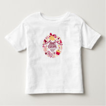 Cute Merry Christmas Toddler T-Shirt Festive