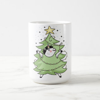 Cute Merry Christmas unicorn Kaffeetasse