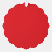 Cute merry Cow Christmas tree calf ox Xmas pattern Ornament Karte (Rückseite)