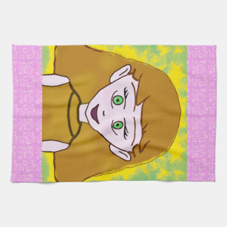 Cute Merry Pink Geschirrtuch