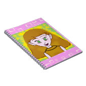 Cute Merry Pink Notizblock (Rechte Seite)