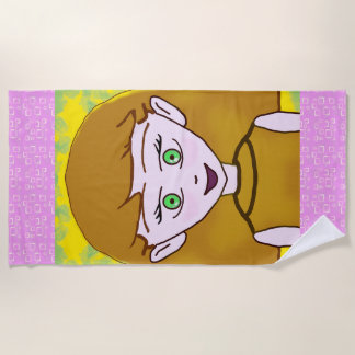 Cute Merry Pink Strandtuch