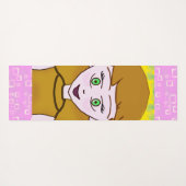 Cute Merry Pink Yogamatte (Rückseite (Horizontal))