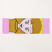 Cute Merry Pink  Yogamatte (Vorderseite (Horizontal))