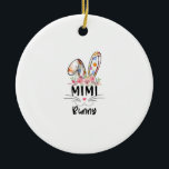 Cute Mimi Bunny T Shirt Easter Family Matching Out Keramik Ornament<br><div class="desc">Cute Mimi Bunny T Shirt Easter Family Matching Outfit T-Shirt</div>