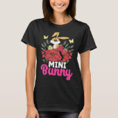Cute Mini Bunny Easter Bunny Eggs Happy Easter T-Shirt (Vorderseite)