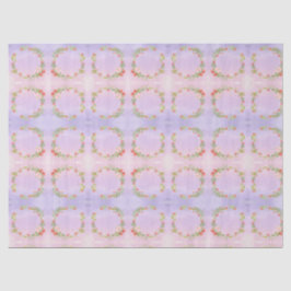 Cute Mini Flower Wreath Seidenpapier