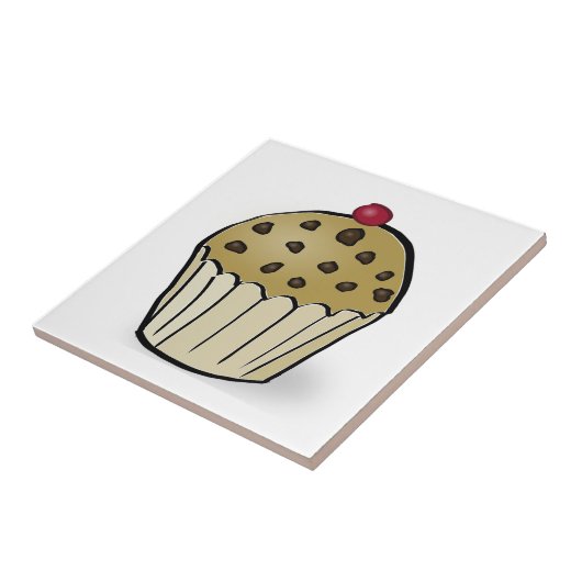 Cute Mini Muffin Fliese (Seite)