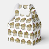 Cute Mini Muffins Pattern Geschenkschachtel (Rückseite)