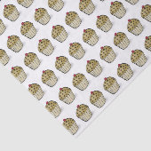 Cute Mini Muffins Pattern Seidenpapier (Ausschnitt)