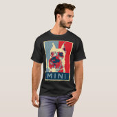 Cute Miniature Schnauzer Election T-Shirt (Vorne ganz)