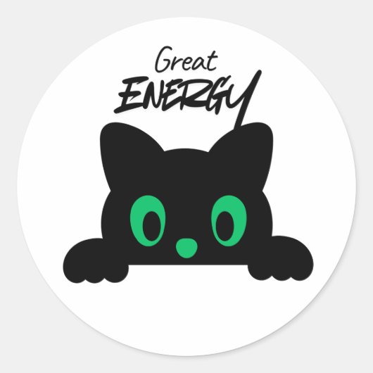 Cute Minimal Kawaii Animal Face Sticker (Vorderseite)