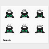 Cute Minimal Kawaii Animal Face Sticker (Blatt)