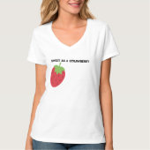Cute Minimal Strawberry clothing T-Shirt (Vorderseite)