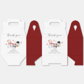 Cute Minimal Winter Penguin Snowman Baby Shower Geschenkschachtel (Ungeklappt)